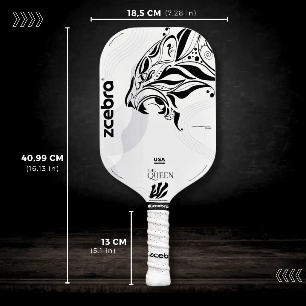 Pala Avanzado Zcebra The Queen Carbon White
