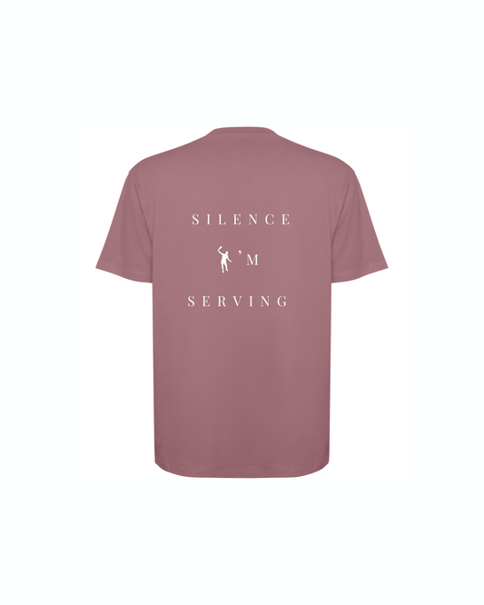 Camiseta oversized Silence I'm serving OP